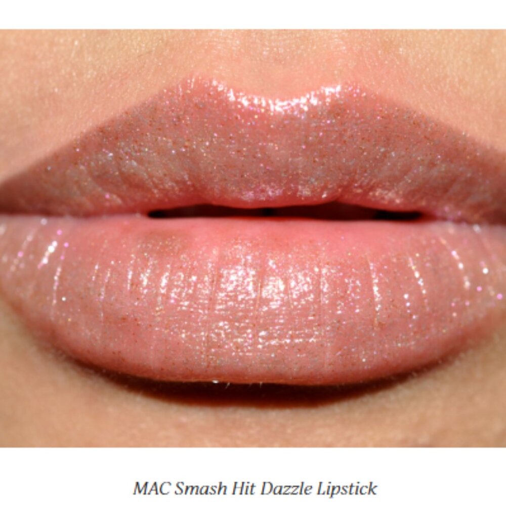 NEW! Limited Edition MAC Dazzle Lipstick Smash Hit -Sheer Gold Discontinued RARE - Picture 3 of 10